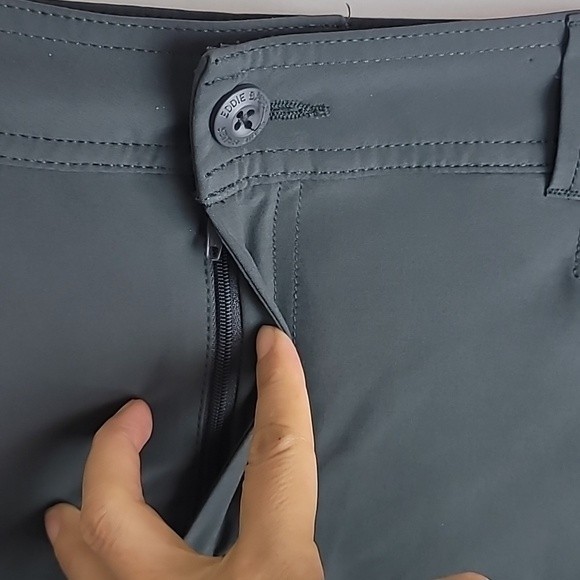 Eddie Bauer gray skort Sz 10 Lined Mini - Picture 2 of 6
